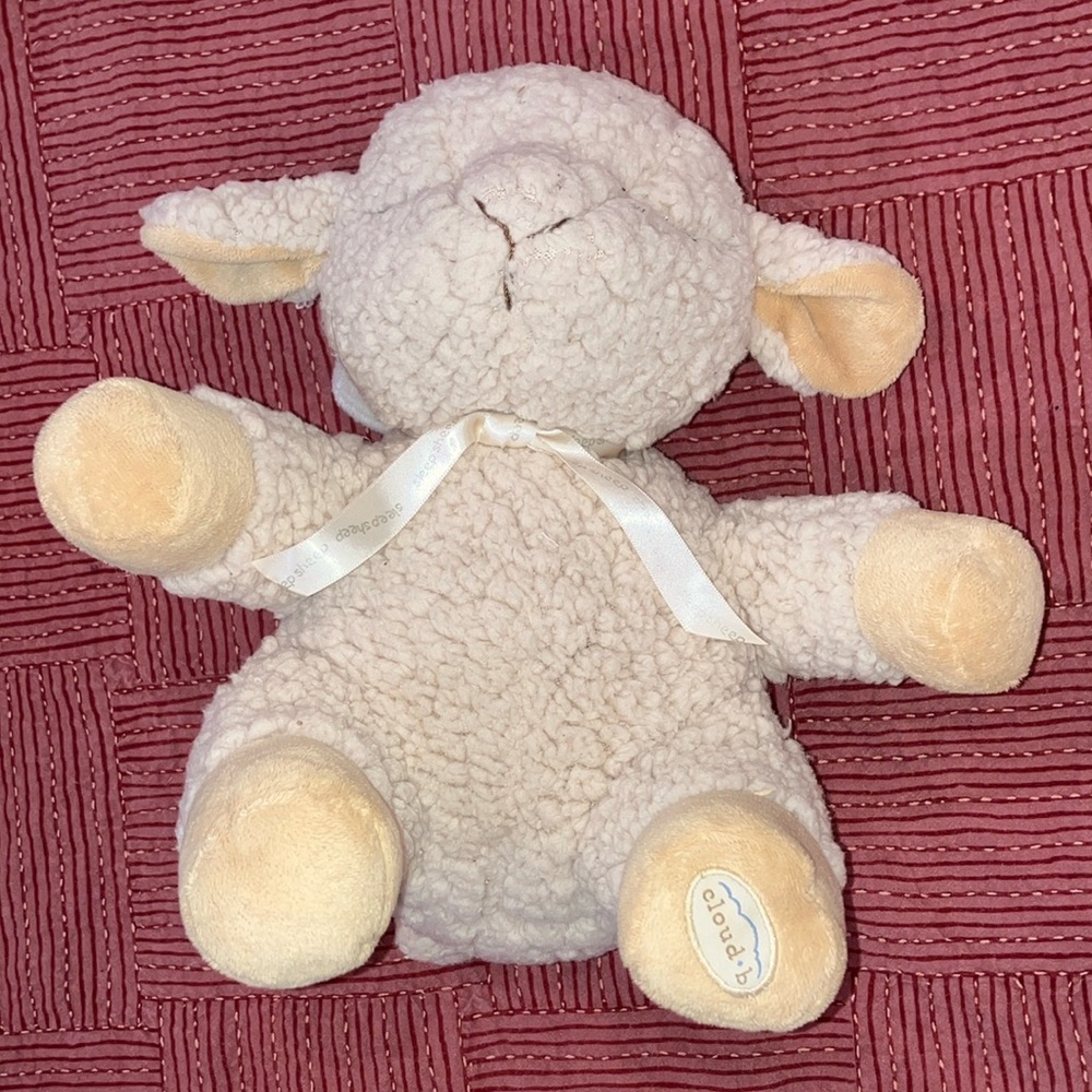 Cloud B soothing sleep sheep sounds machine Soft Cream Lamb Plush